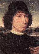 Hans Memling Portrait of a Man with a Roman Coin USA oil painting artist